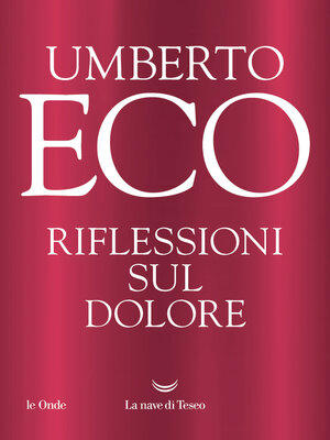 cover image of Riflessioni sul dolore